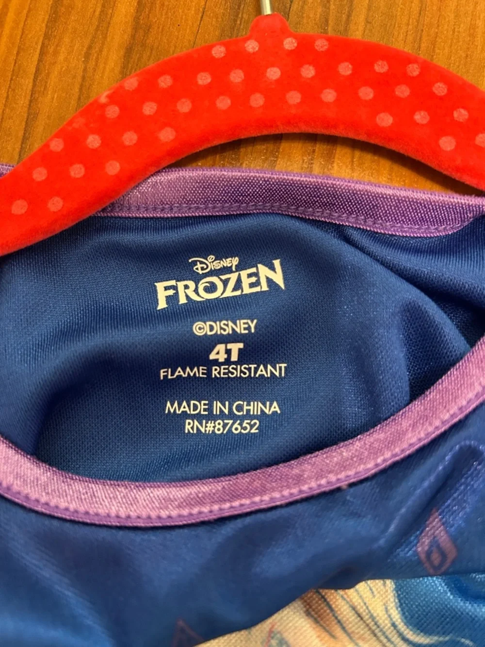Disney Blue and Pink Elsa Nightgown colors are more vibrant than picture shows. - Picture 4 of 5